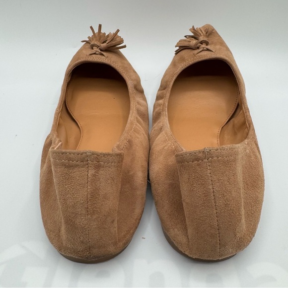 J. Crew Brown Suede Tassel Loafers | Good Used Condition - Picture 7 of 9